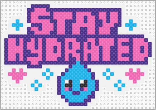 Stay Hydrated - purple,pink,cotdexcitement,words,stay hydrated