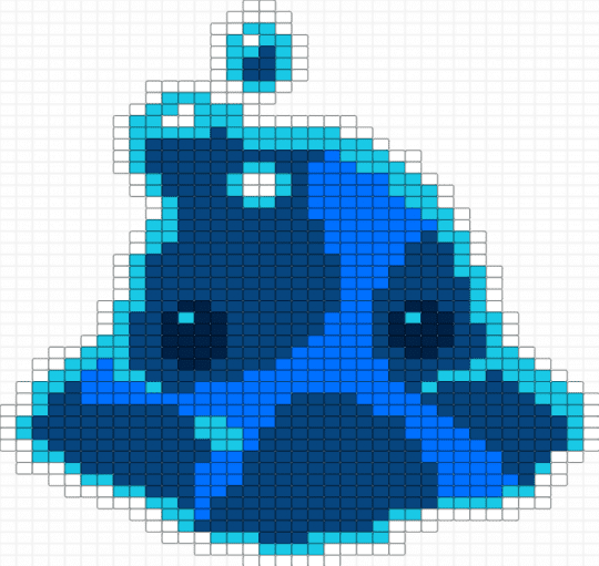 puddle slime - blue, cotdslimy, slime, slime rancher, video game