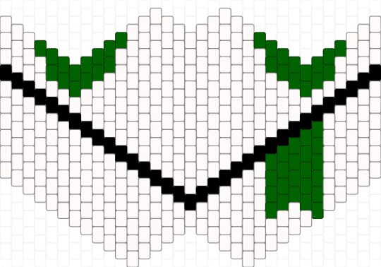 Harlequin Mask - white