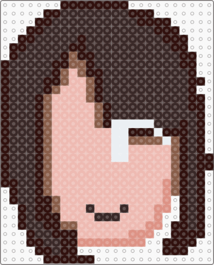 Perler of me:) - brown