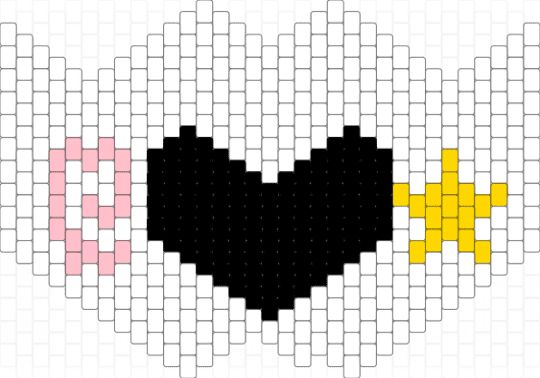 Gangle Mask - white,pink,yellow