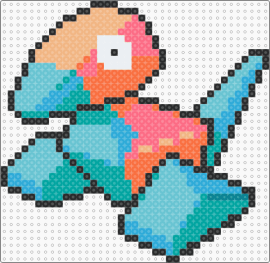 porygonmag2 - teal,light blue