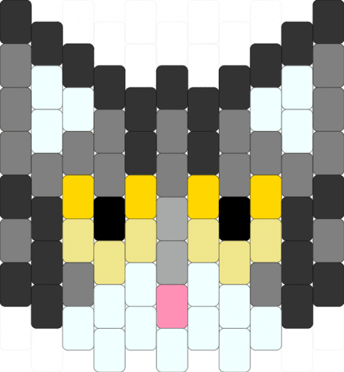 edgelord! (pixeldrinks cat) - gray, yellow