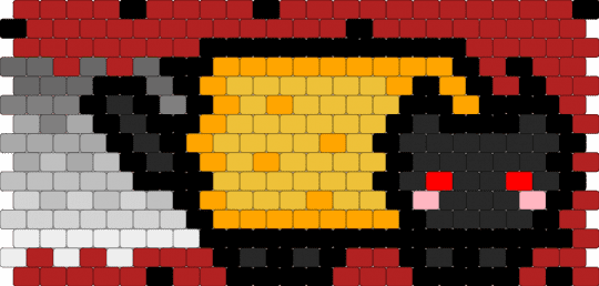 TAC NYN EHEHE - cat, furry, game, kitten, nyan, nyan cat, orange, red, tac, tac nyn, yellow