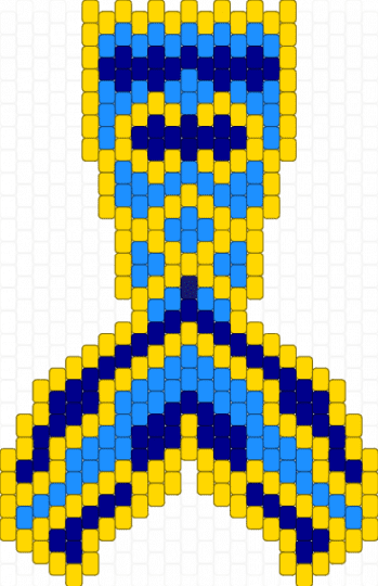 Mermaid tail - yellow