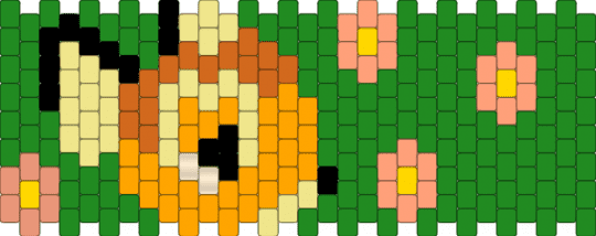 bambie - green, orange