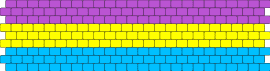 pan flag - pansexual,pride,cuff,community,support,pink,yellow,blue