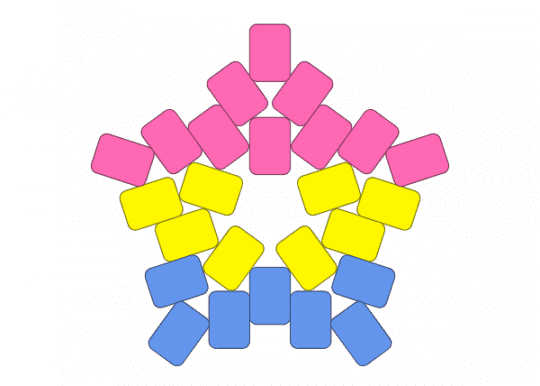pan star - pansexual, pink, pride, star, yellow
