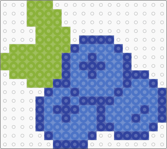 blueberry - blue, purple