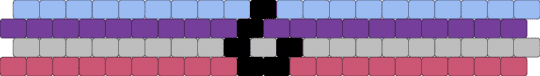 musifluid cuff (20x4) - light blue,purple,beige,pink,lgbtqia,gender,xenogender,musicorum system