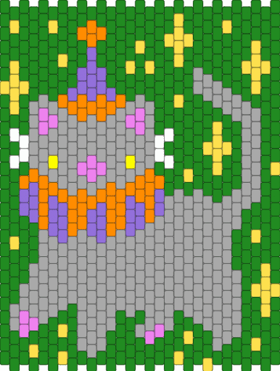 Clown Ojo - beige, green