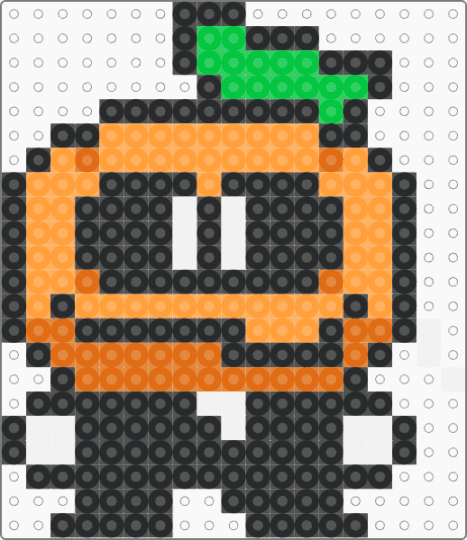 Spooky month Pump  (not my original design ) - black,orange
