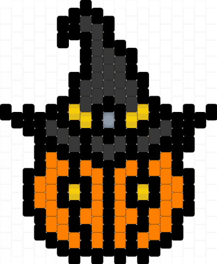 Pumpkin - black,orange