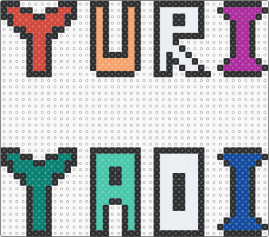 yuri and yaoi all caps - black, teal