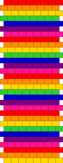 side panel 2 - red,orange,yellow,pink