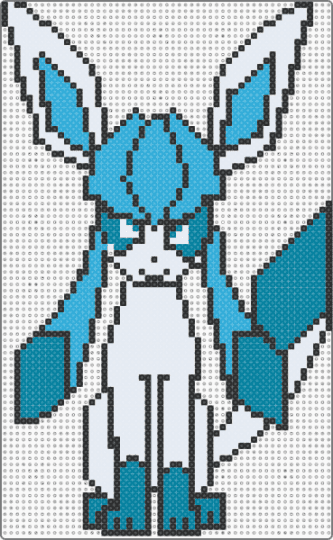 Glaceon - light blue, teal
