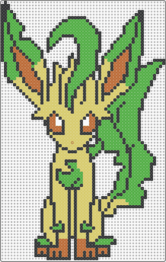Leafeon - green,yellow