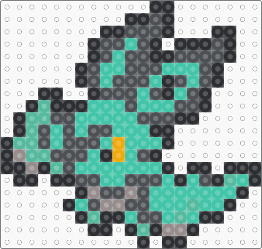 Shiny Noibat Box Sprite - bat, gray, noibat, pokemon, shiny, teal