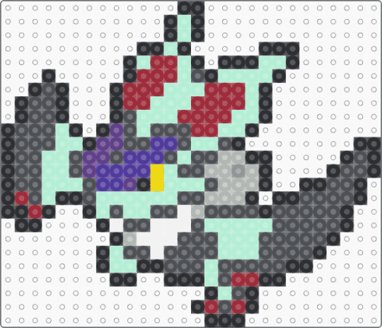 Shiny Noivern Box Sprite - bat, gray, light blue, noivern, pokemon, shiny, shiny pokemon