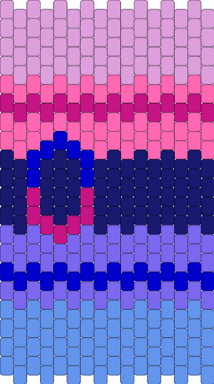 Omnisexual crayon - pink,purple,omnisexual,crayon,omnisexual crayon,omnisexual crayon kandi,omnisexual kandi,crayon kandi,omni,omni crayon
