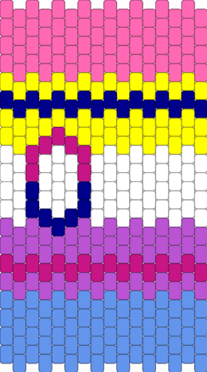 Bigender crayon - pink,light blue,bigender,crayon,bigender crayon,kandi crayon,bigender kandi,kandi bigender crayon