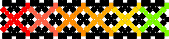 Infinity Rainbow X-Base X3 - black,red,orange