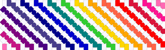 Rainbow stripe x-base - purple,red