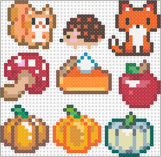 Fall designs/ideas - animal, autumn, brown, cute, fall, orange, pumpkin, red, tan