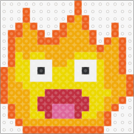 Calcifer - calcifer,howls moving castle,ghibli,character,movie,anime,flame,fire,face,orange