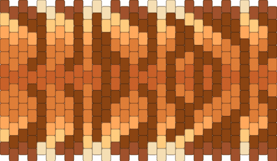 Tiger stripe pattern - red,orange