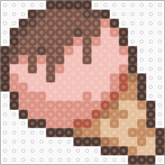 strawberry ice cream - beige, brown, tan