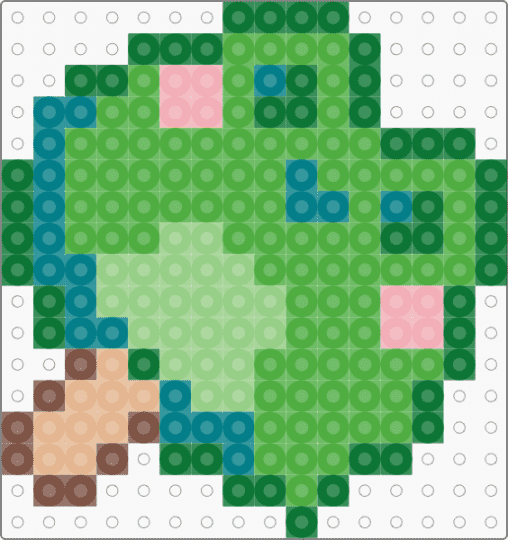frog ice cream - green