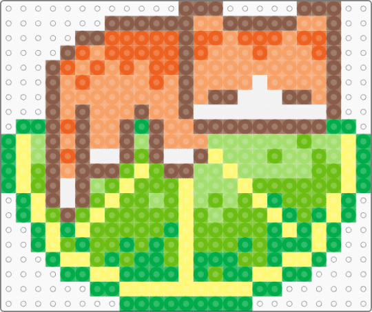 cat lime - orange,green