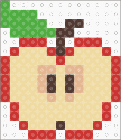 apple - red,beige