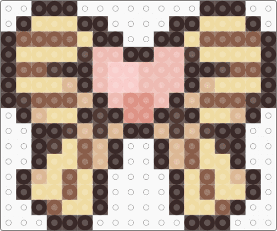 vanilla bow - brown,beige