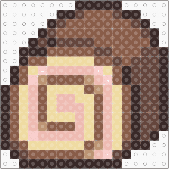 neapolitan swiss roll - brown