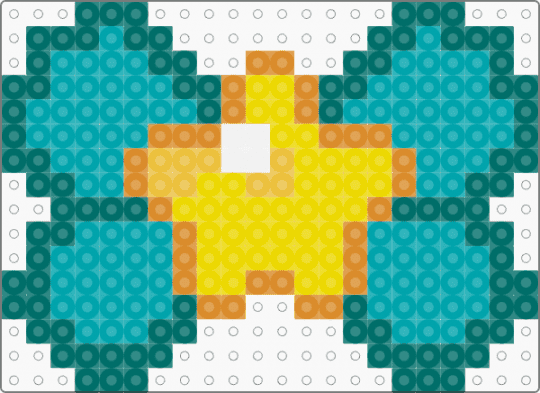 star bow - teal