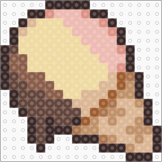 neapolitan ice cream - beige, brown