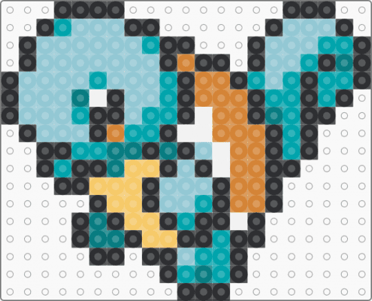 0007_ゼニガメ_ボックス - light blue, pokemon, teal