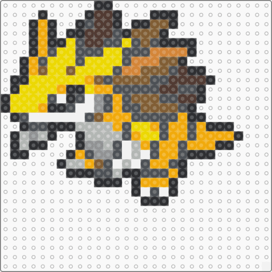 0028_サンドパン_ボックス_v1 - orange,gray,yellow,pokemon