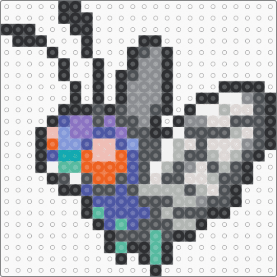 0012_バタフリー_ボックス - gray,beige,pokemon