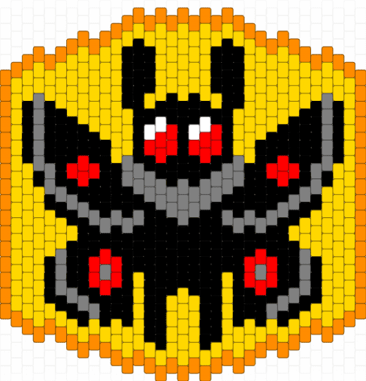 Mothman - yellow,creature,spooky,halloween,character