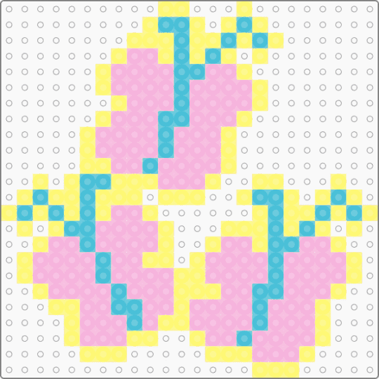 fluttershy cutie mark - pink,yellow,fluttershy,mlp,my little pony,cartoon
