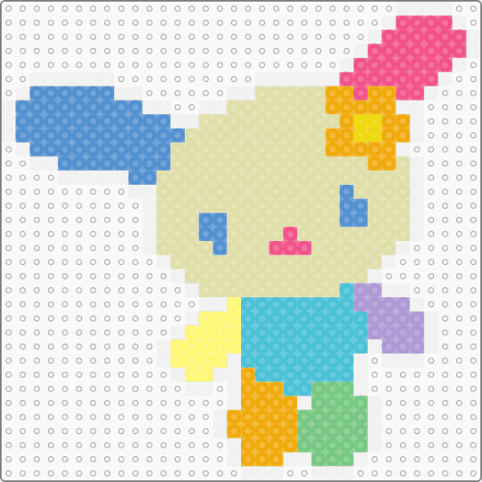 usahana - light blue,yellow,sanrio,usahana