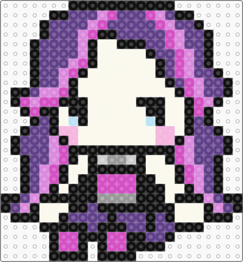 Spectra Vondergeist - Monster High - purple,pink,perler,monster high,spectra vondergeist,spectra,ghost