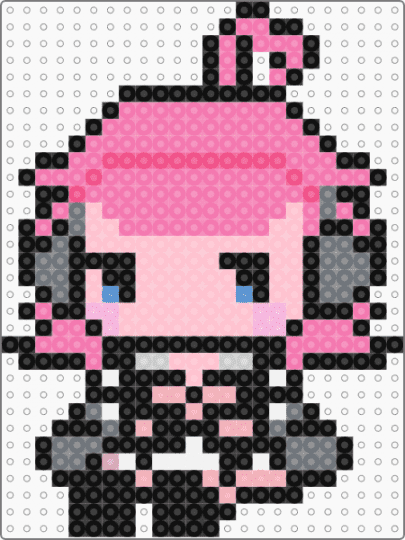 C.A. Cupid - Monster High - pink,perler,monster high,ca cupid,chariclo arganthone cupid,cupid,bone elemental
