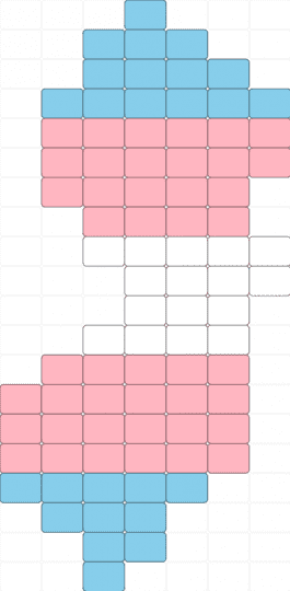 trans New Jersey - light blue,pink,charm,nj,trans