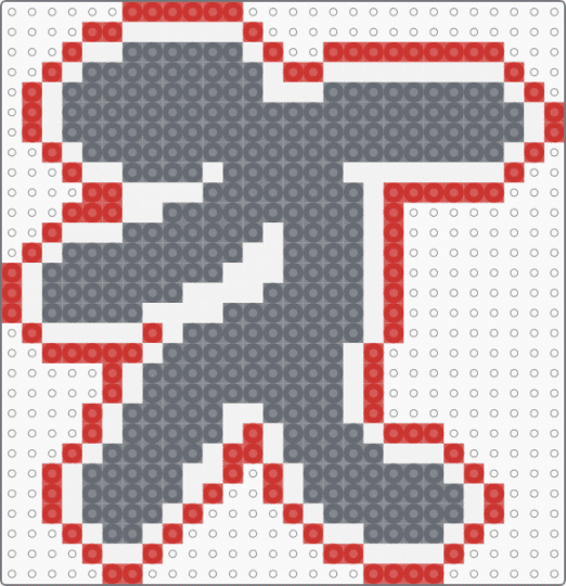 telefragger nullscape perlerr - gray, red