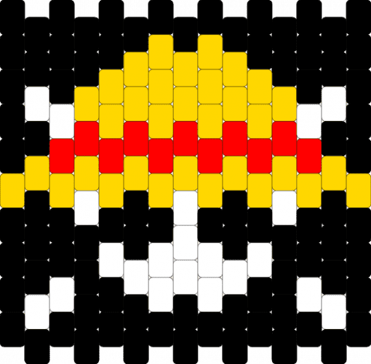 Flag - black,yellow