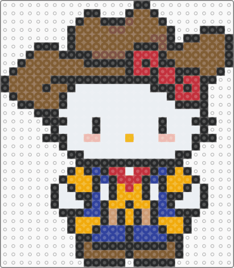 hello kitty cowboy - tan,orange